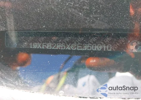 2012 Honda Civic Lx из США, поврежденный, VIN 19XFB2F5XCE350010